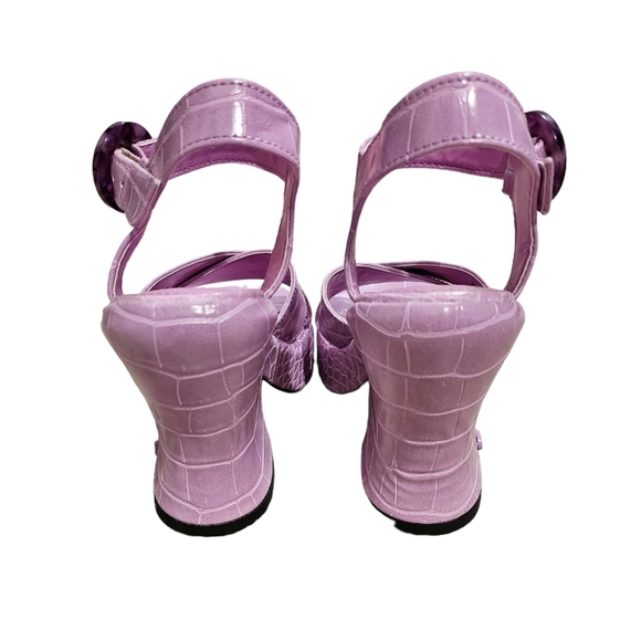 Circus by Sam Edelman Lavender Chunky Heel Platform Sandal Sz.5.5 NWOB - Picture 6 of 8